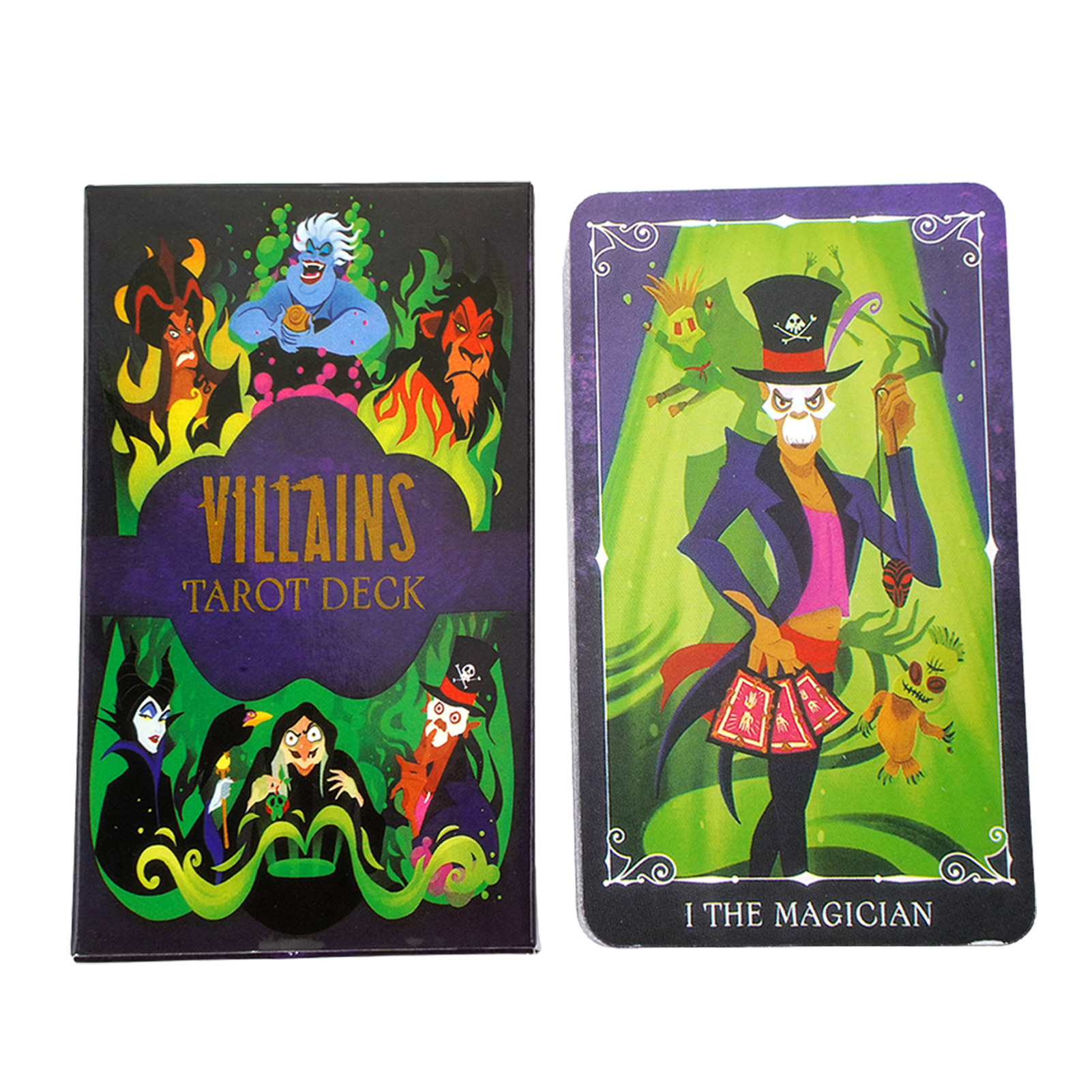 Board Game Villainous - Cartas de oráculo de Tarot, cómics