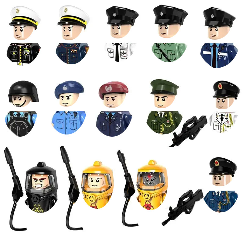Lego Set City - Bloques de Construcción de Policía Urbana