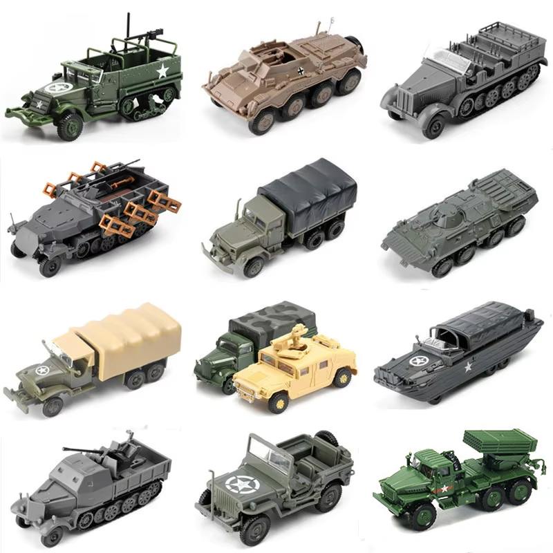Board Game Simple - 4D 1/72 vehículos militares ensamblaje rompecabezas