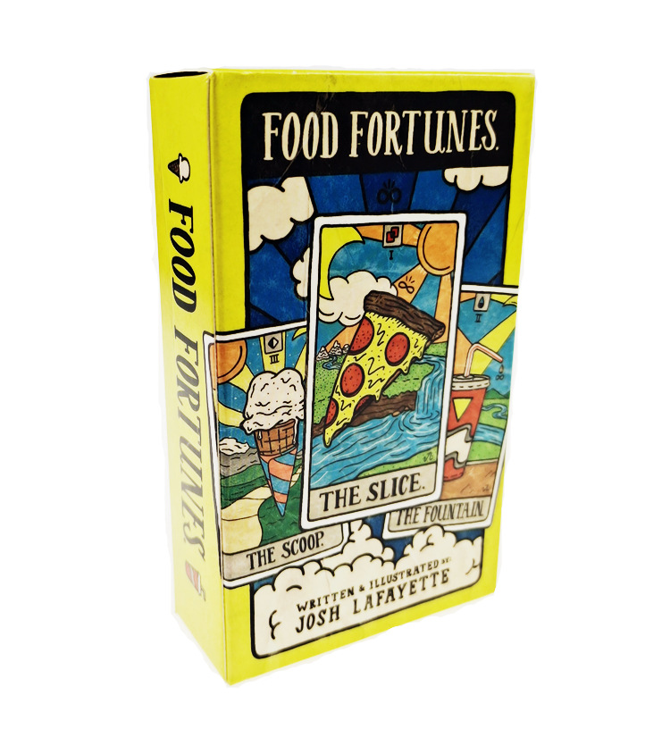 Board Game Of Life - Nuevo 78 cartas ilustradas de comida
