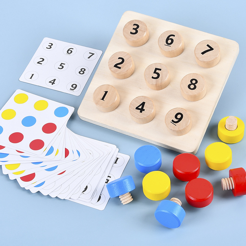 Board Game Simple - Juego de mesa de madera para