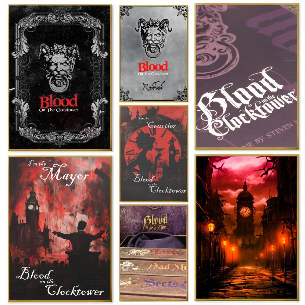 Póster de juego de mesa Blood  - Board Game Live reseña y precio