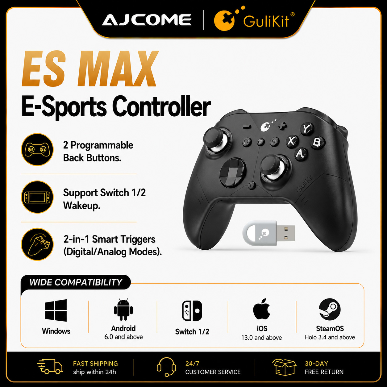 Controlador GuliKit ES MAX, Ga - Board Game Android reseña y precio