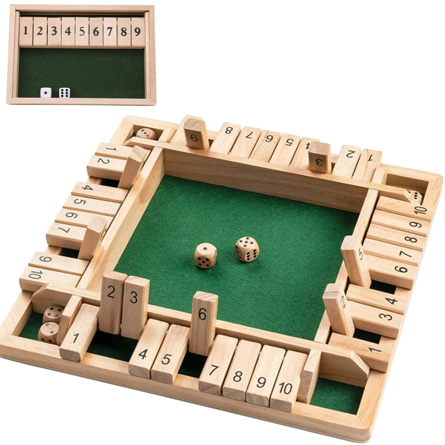 Caja de tablero de dados y sol - Board Game Review reseña y precio
