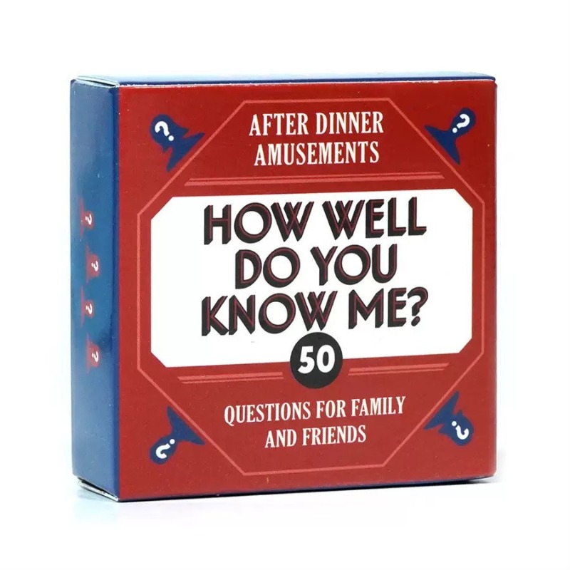 ¿Cuánto bien me conoces? 50 ta - Board Game Question reseña y precio