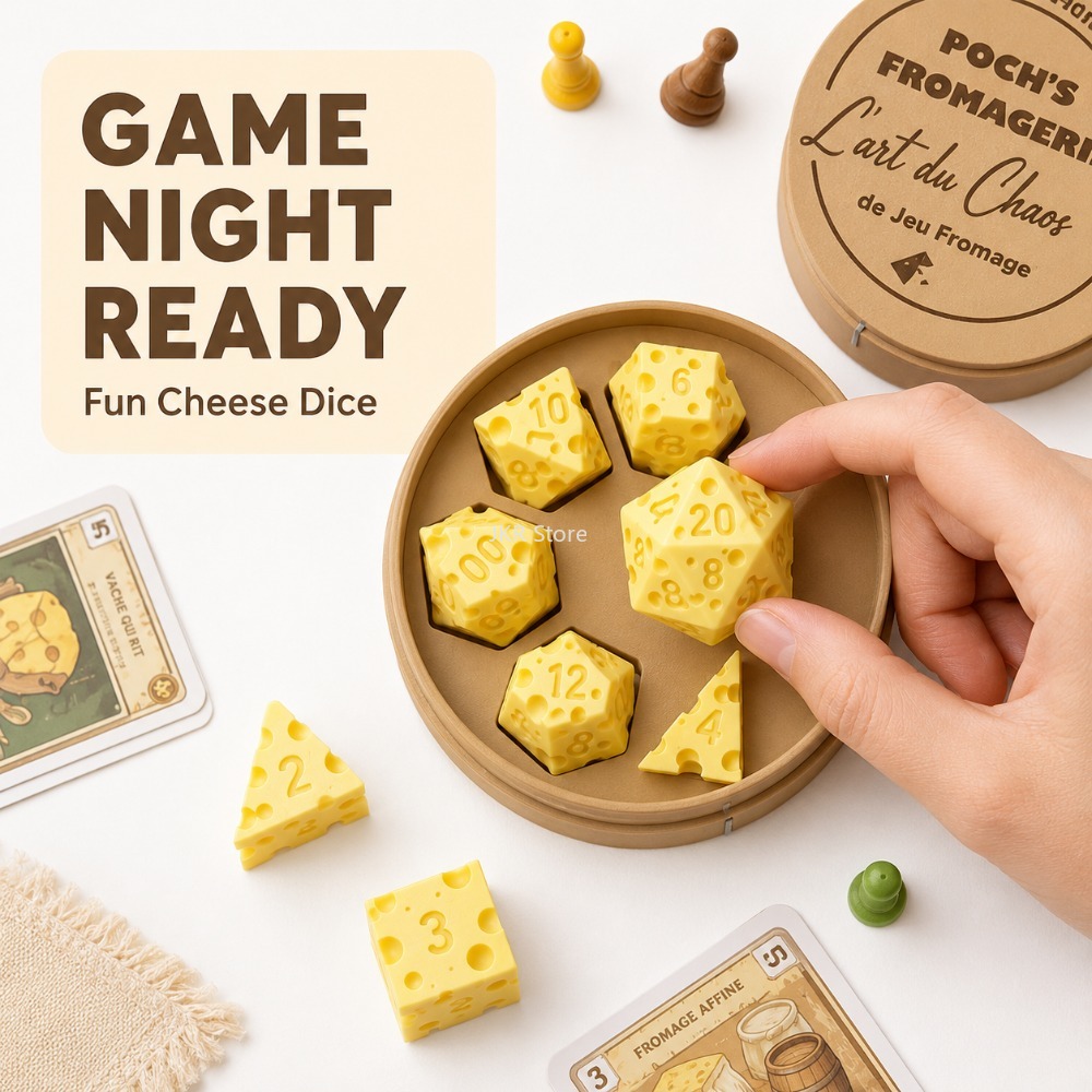 Juego de dados de queso creati - Board Game Review reseña y precio