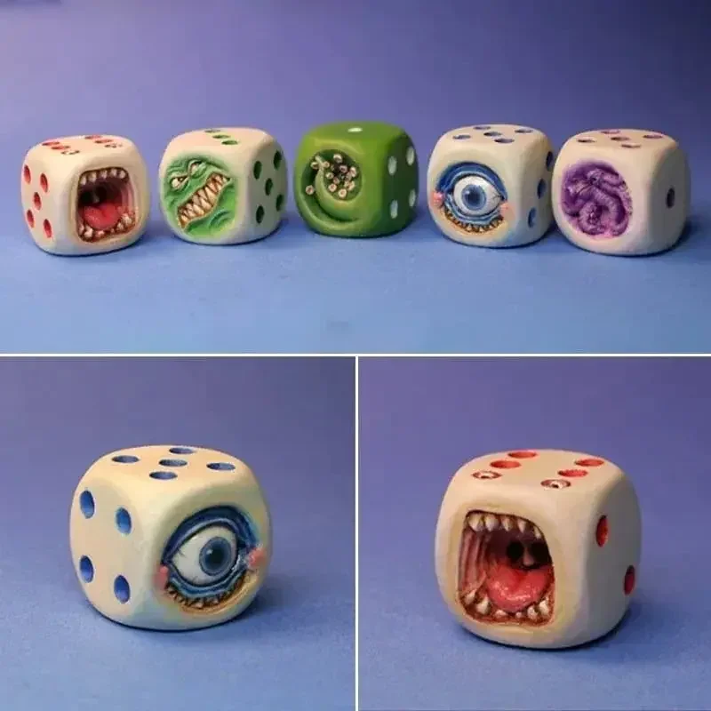 Juego de dados de cara de mons - Board Game Monster reseña y precio