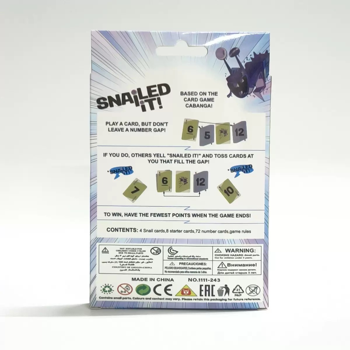 Snailed it, juego de cartas, i - Board Game Root reseña y precio