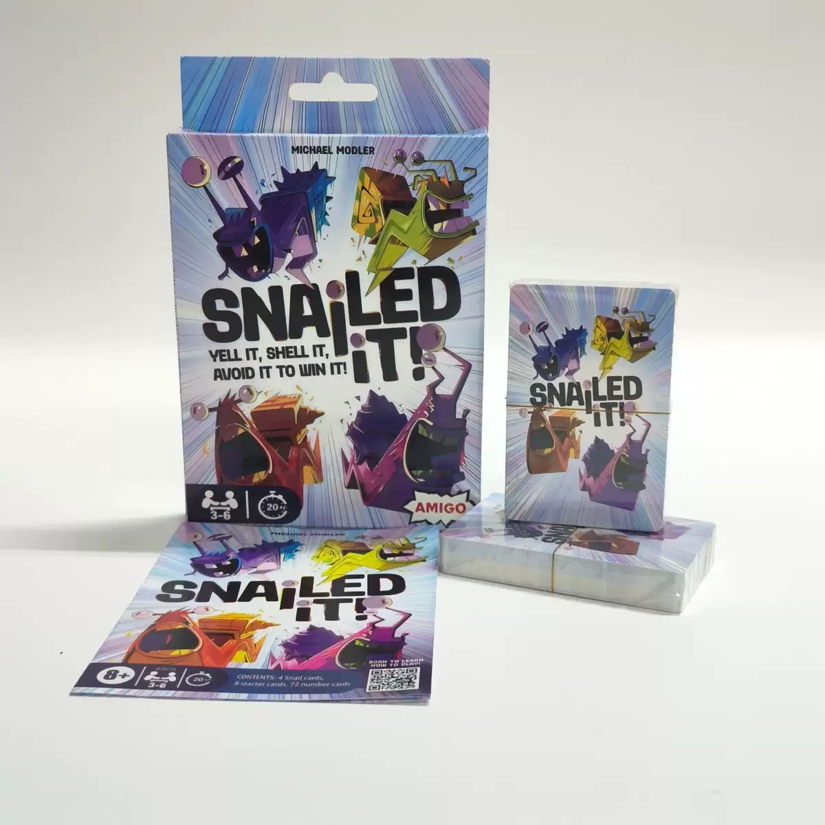 Snailed it, juego de cartas, i - Board Game Root reseña y precio